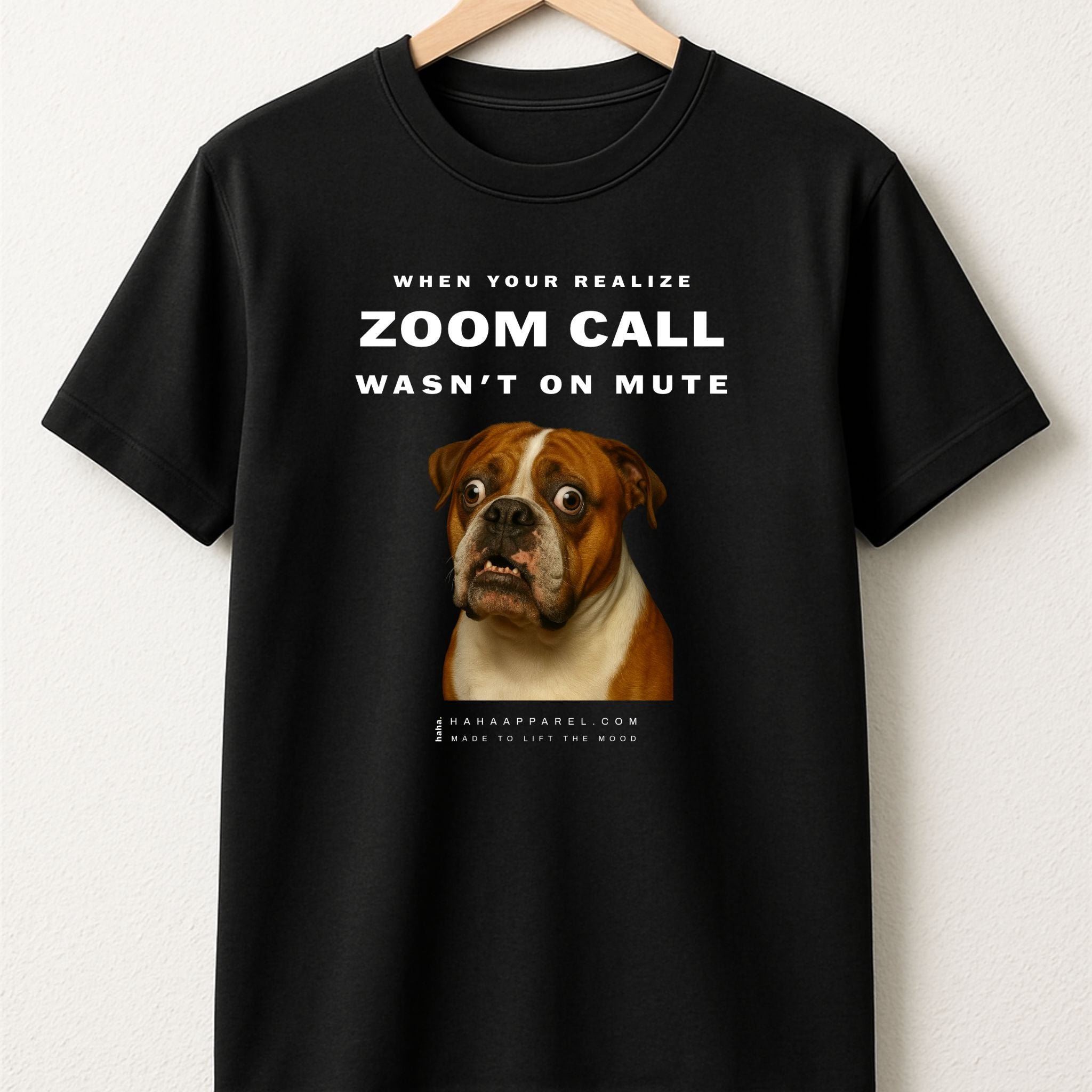 When you realize zoom call wasn't on mute