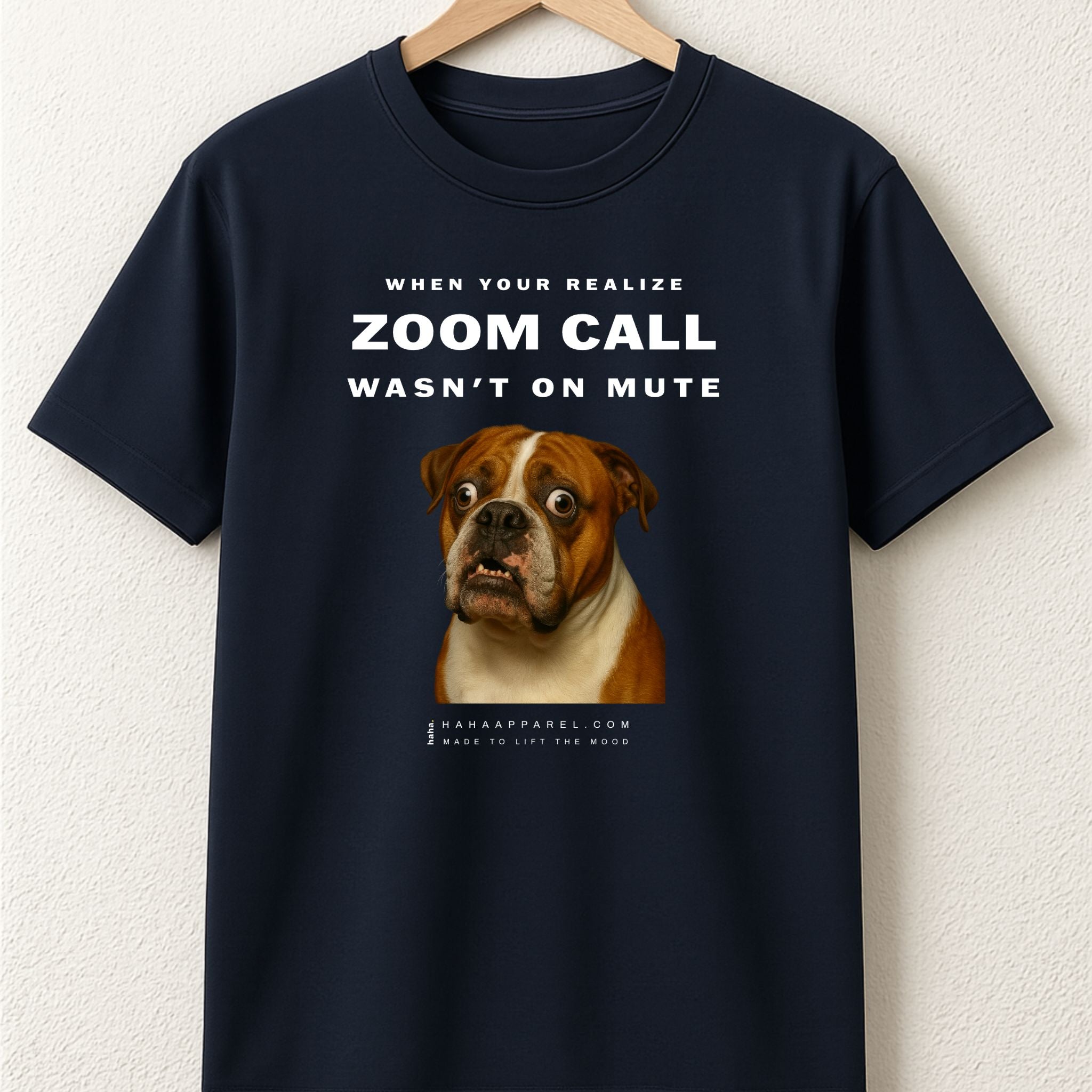 When you realize zoom call wasn't on mute